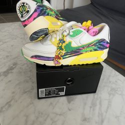 (size 8.5) Nike Air Max 90 Grateful Dead University of Oregon Grateful Ducks