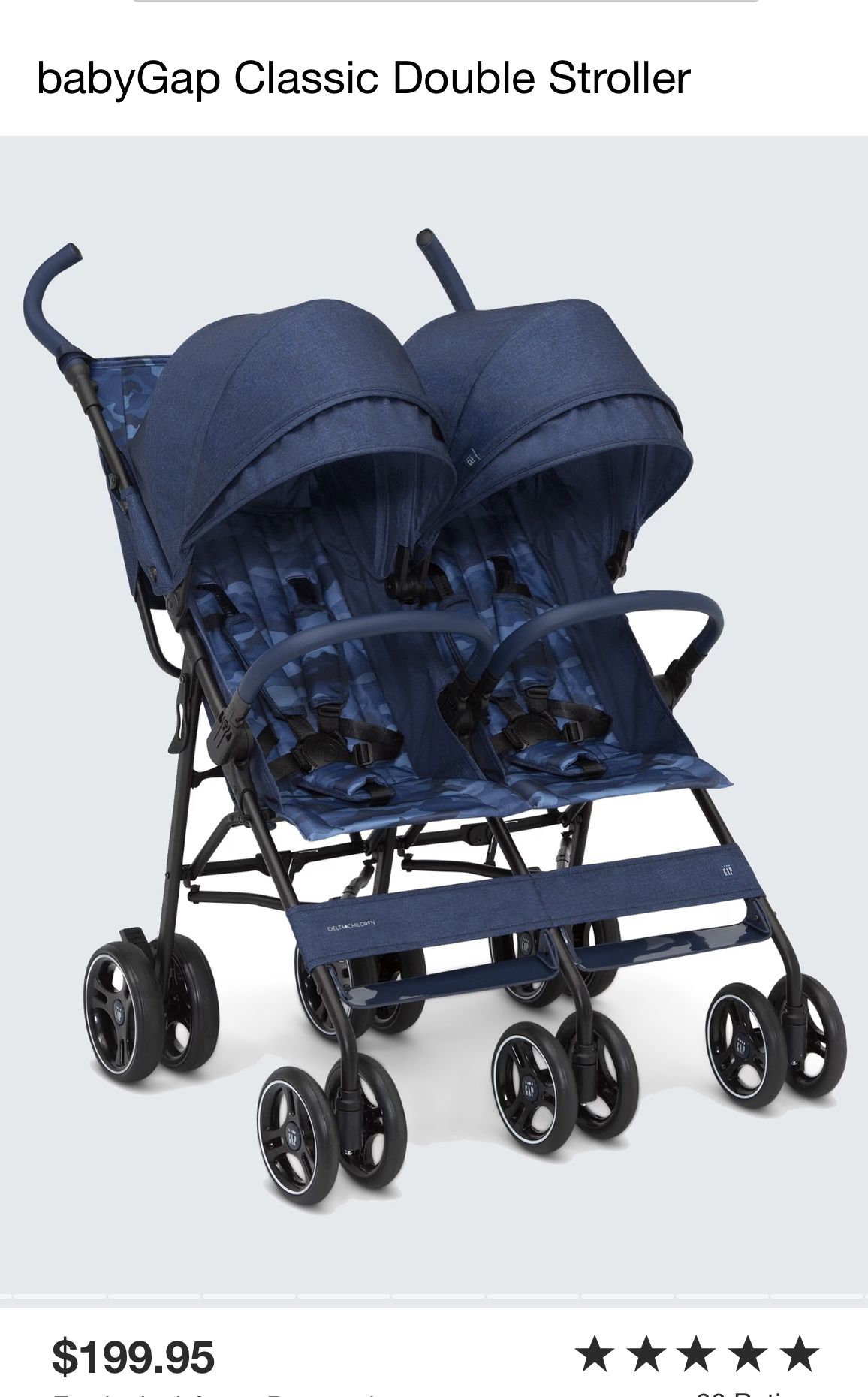 Baby Gap Double Stroller