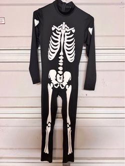 Skeleton Halloween Costume Jumpsuit