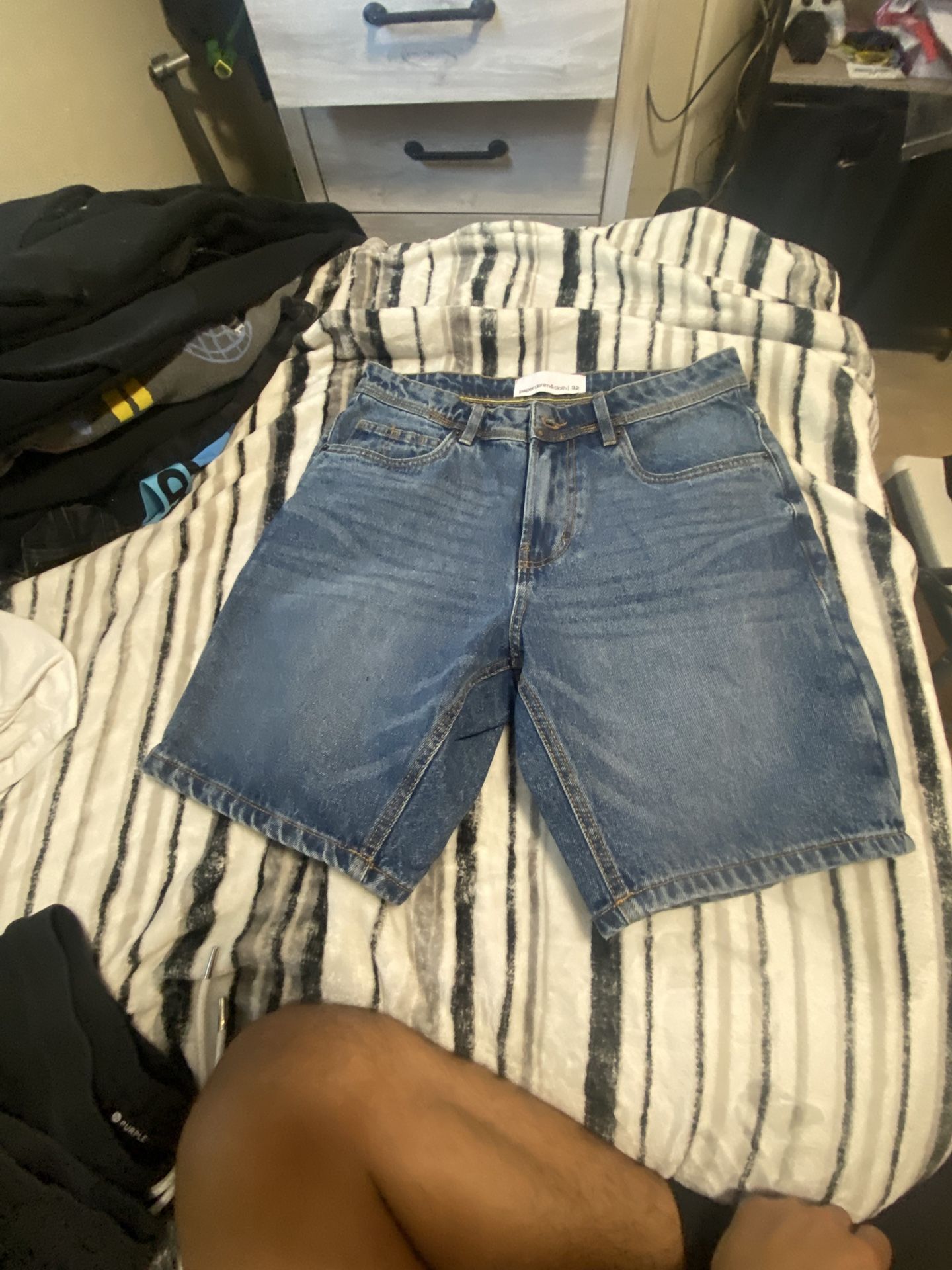 Denim Blue Jorts
