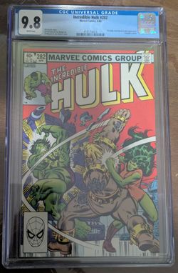 Incredible Hulk #282 (Marvel, 1983) CGC 9.8 White Pages