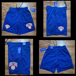 New York Knicks Ultra NBA Active at the knee basketball shorts New! Men’s Sz M & S