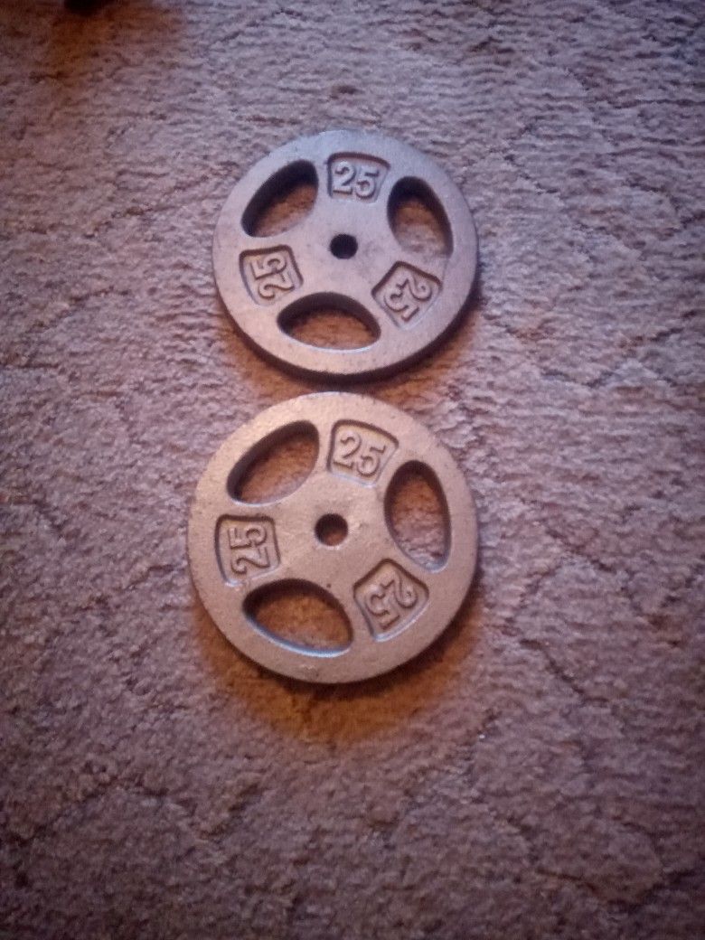 25 Lb Barbell Plates