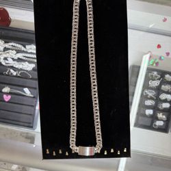 Silver Thick Chino Lunk 