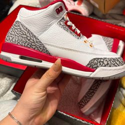 Jordan 3 Cardinal Red