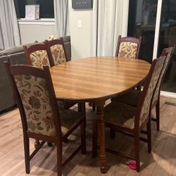 Table and chairs