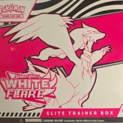  Scarlet & Violet - WHITE FLARE Elite Trainer Box NEW‼️