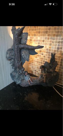wild west handcrafted table lamp. brand new