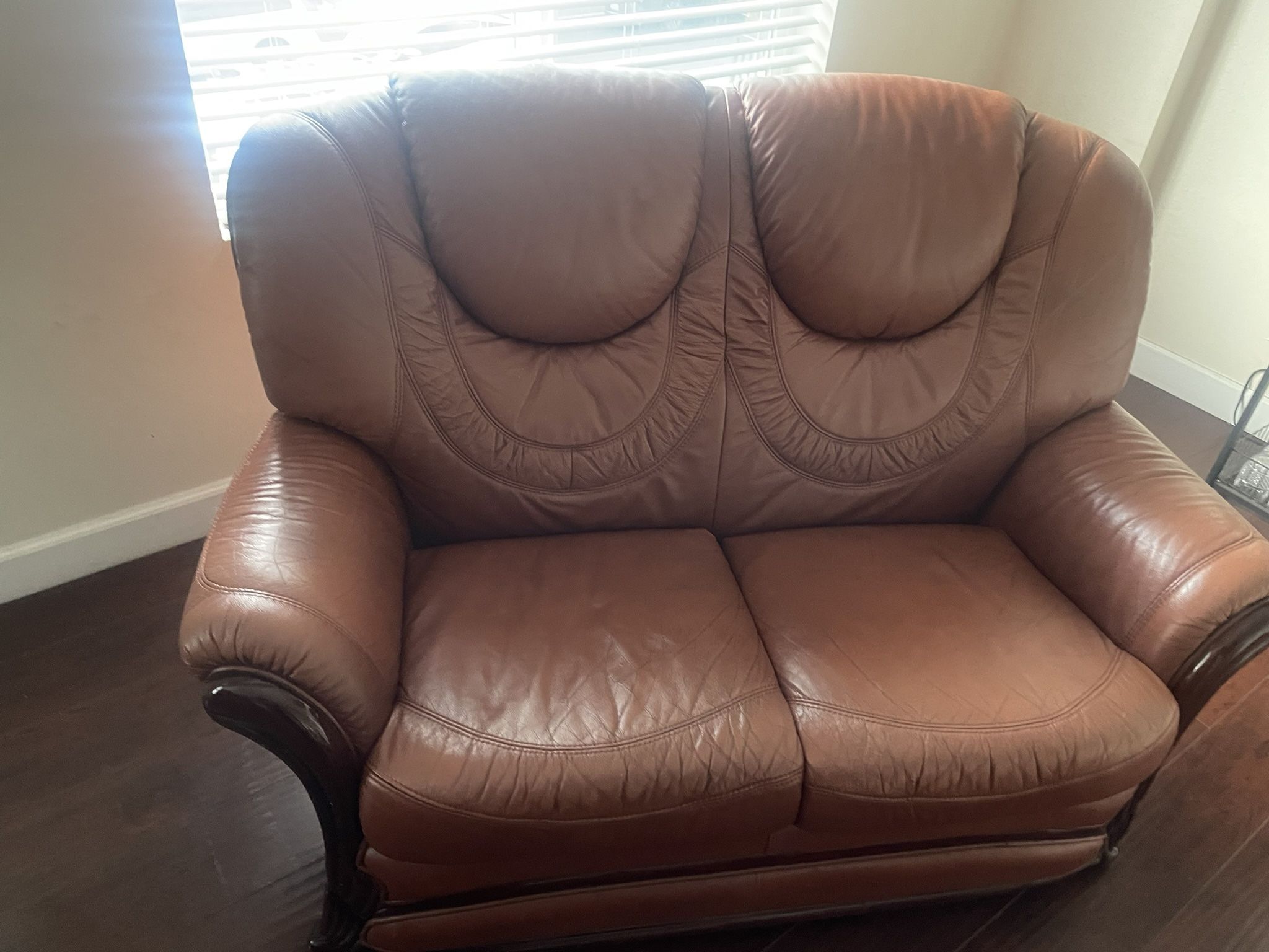 Custom Leather Couch