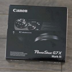 Cannon PowerShot G7X Mark III