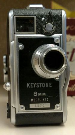 Keystone 8MM Movie Camera
