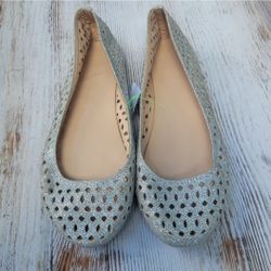 Silver Flats made by BAMBOO - Size 8