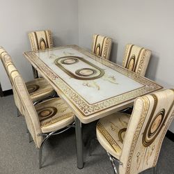 Dining Table With 6 Chairs - Delivery And Financing Available 