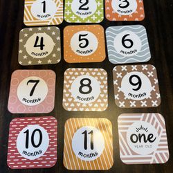 Baby Milestone Cards