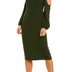 Ali & Jay Women's Power Shoulder Sheath Dress size XS