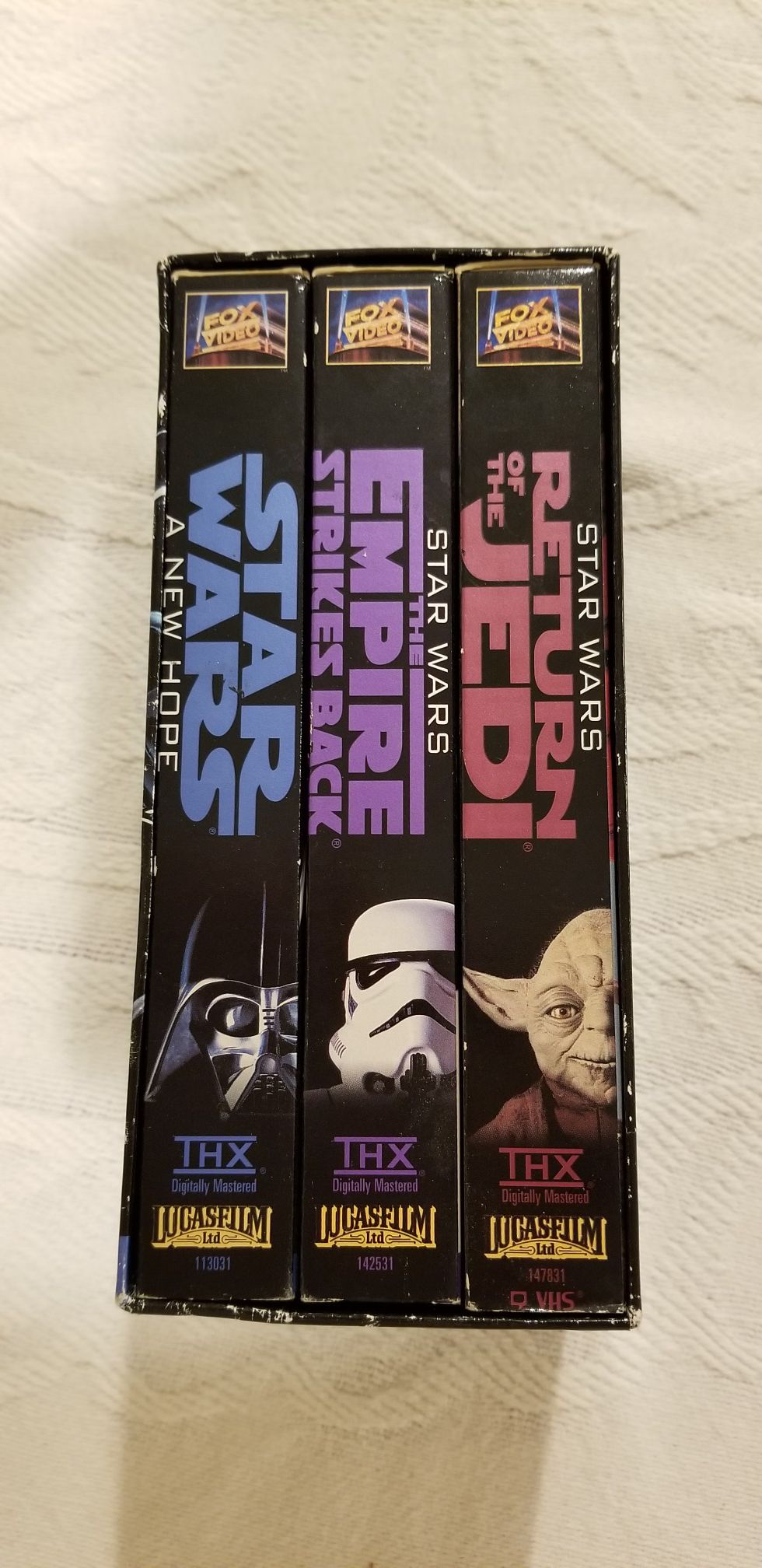 VHS Star Wars tape set