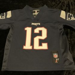 Kids 3T New England Patriots Tom Brady Jersey