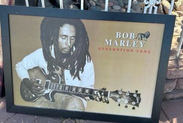 Bob Marley Redemption Song Framed Wall Art