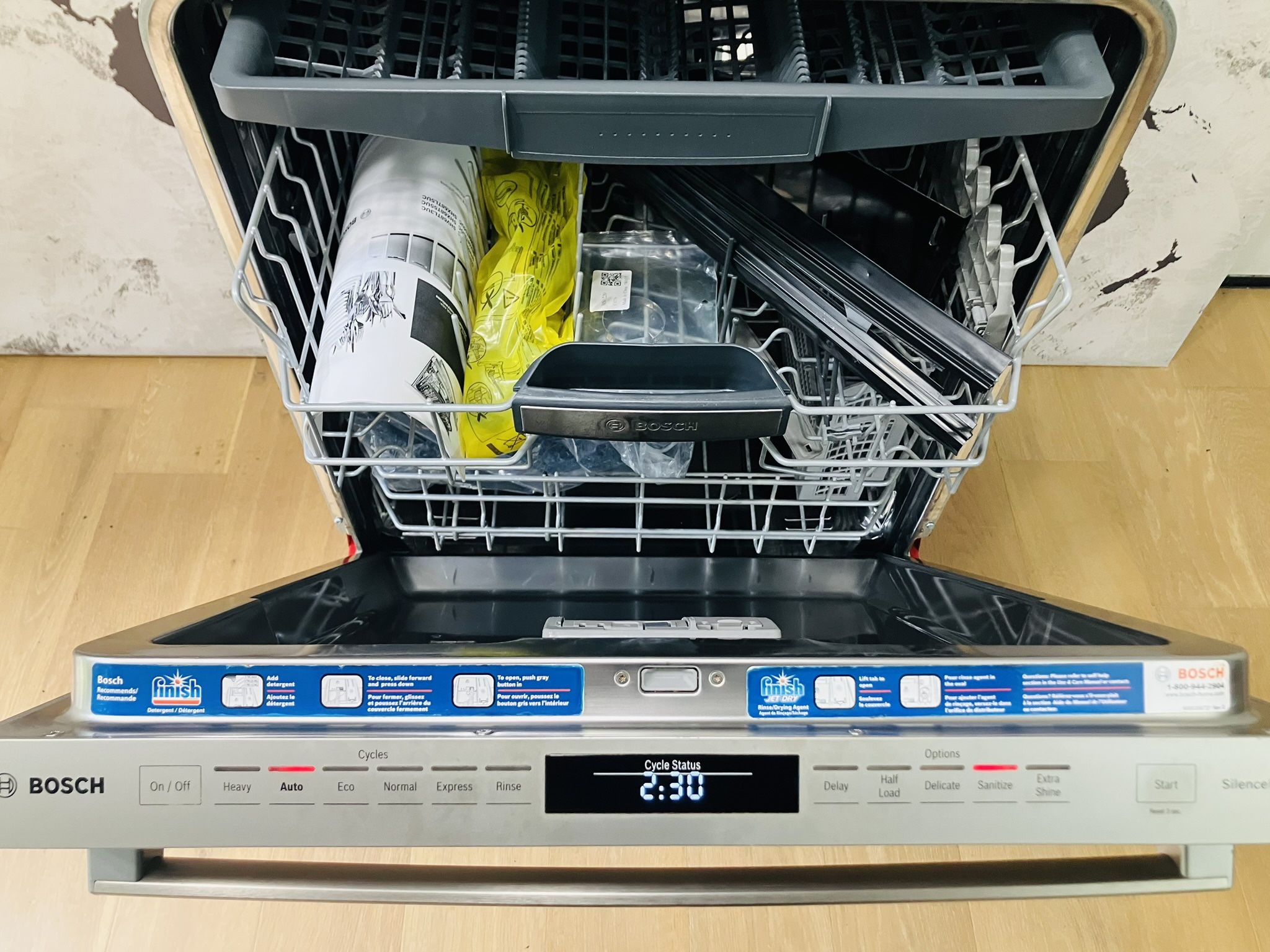 800 SERIES - BOSCH - 3RD RACK - STAINLESS - DISHWASHER
