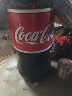 2 Big Round Coca Cola Ice Coolers