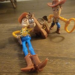I HAVE 2 WOODY FIGURES 1 Horse for THE PRICE OF $15