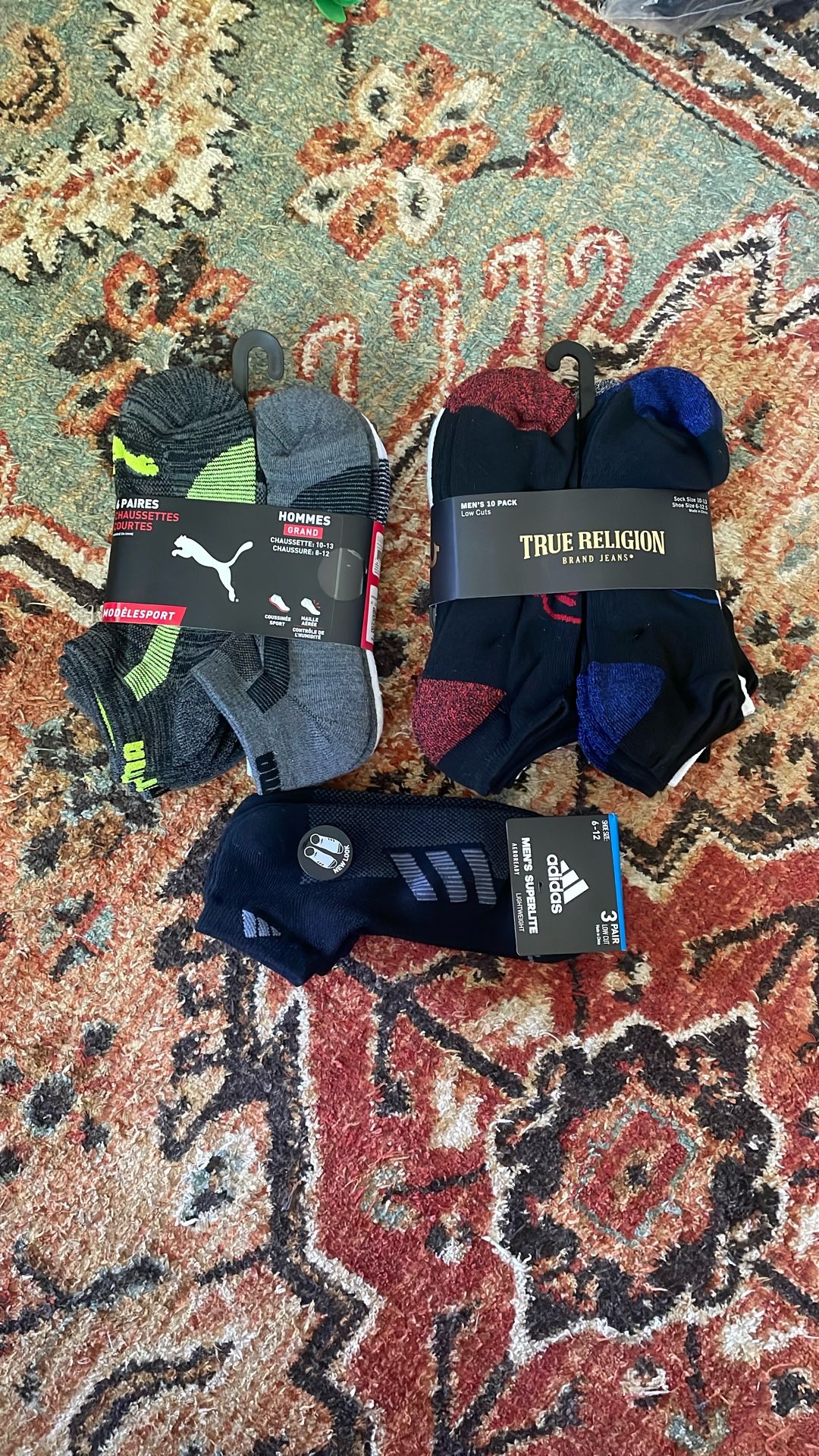 PUMA Low Cut Men’s Socks 8-12