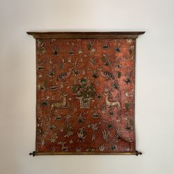Antique Leather Wall Art