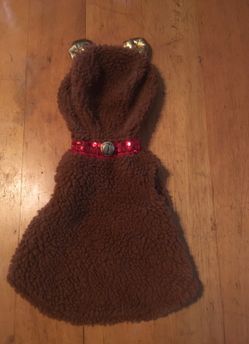 Reindeer dog pet costume size small