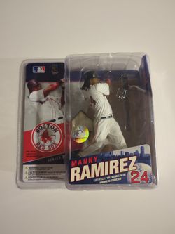 Manny Ramirez Action Figure Boston Red Sox White Jersey Mcfarlane Toys Series 16 New