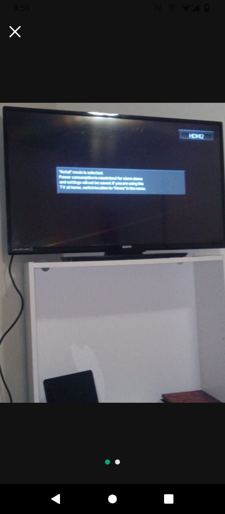 42" TV Works Great No Remote 