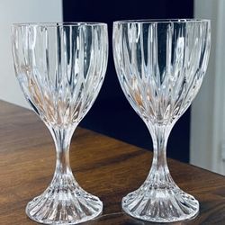 MIKASA PARK LANE CRYSTAL  GOBLETS  GLASSES 