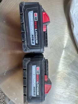 Milwaukee M18 batteries