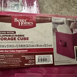 Pink Storage Cubes - 2 Sets