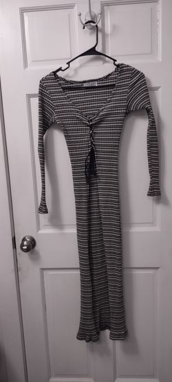 Vintage Long Cardigan Dress 