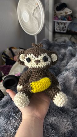 crochet monkey