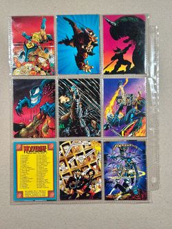 Full / Complete Set of Wolverine From Then 'Til Now II cards from 1992