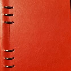 Red A5 Filofax Clipbook