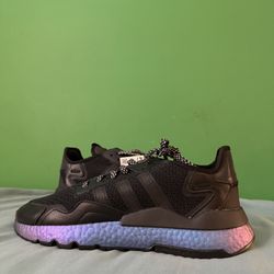 Adidas Nite Jogger Black Metallic Boost Size 13