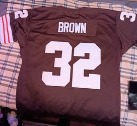 Jim Brown #32 Cleveland Browns Mitchell Ness 1964 Jersey