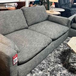 Ashley's Dramatic Cozy Gray Sofa and Loveseat Set, 50% OFF SKU#11702