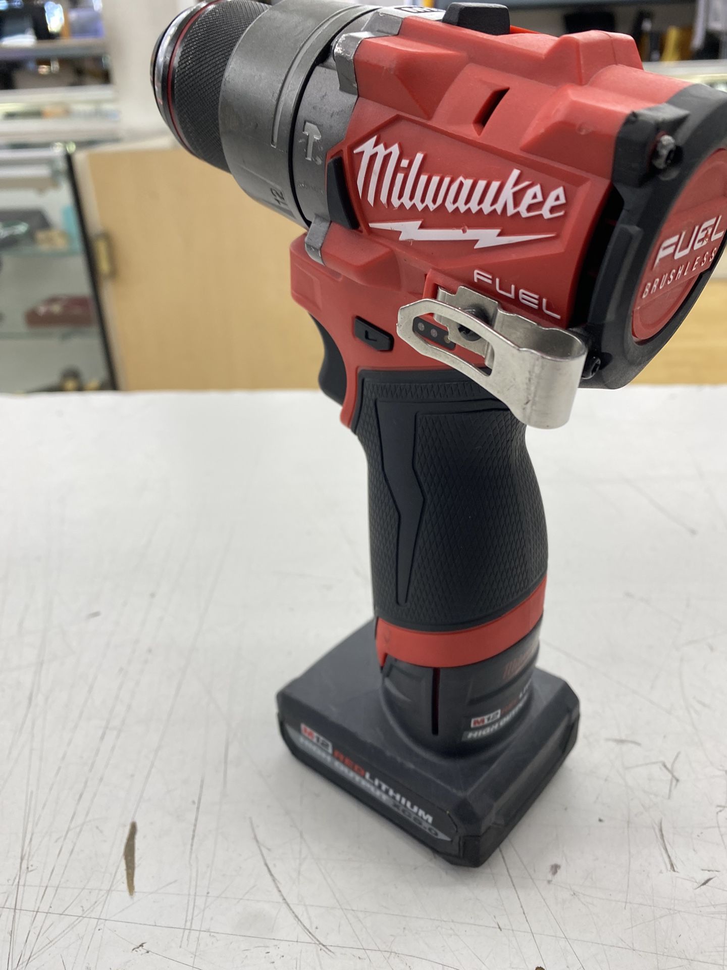 $130 Milwaukee 3404-20 & 48-11-2450 1/2” M12 Brushless Hammer Drill Driver W Battery