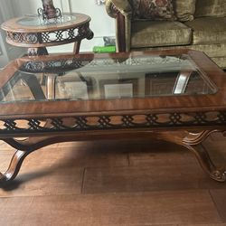 Vintage Style Coffee Table And 2 End Tables