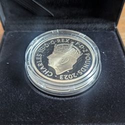 2023 King Charles Coronation 1ozt 999 Silver Coin