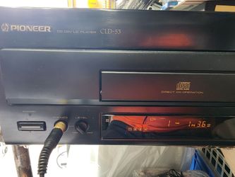 Pioneer  CLD-53 cd cover ld player