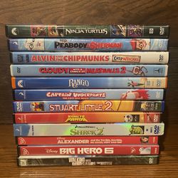 Kids DVDs. 12 total