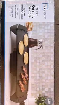Mainstays 20” Electric Griddle $12 OBO