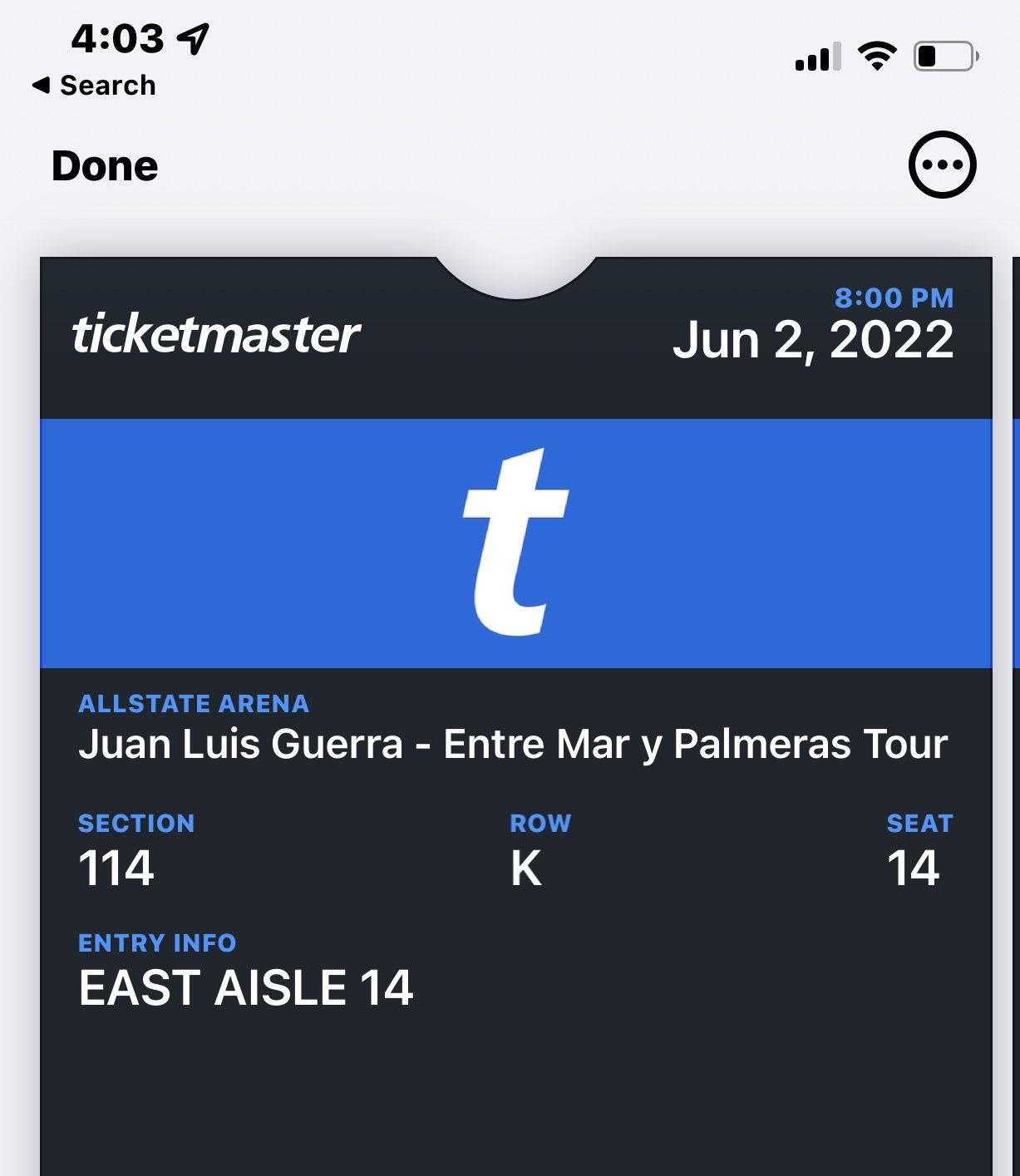 Tickets For Tonight Show….