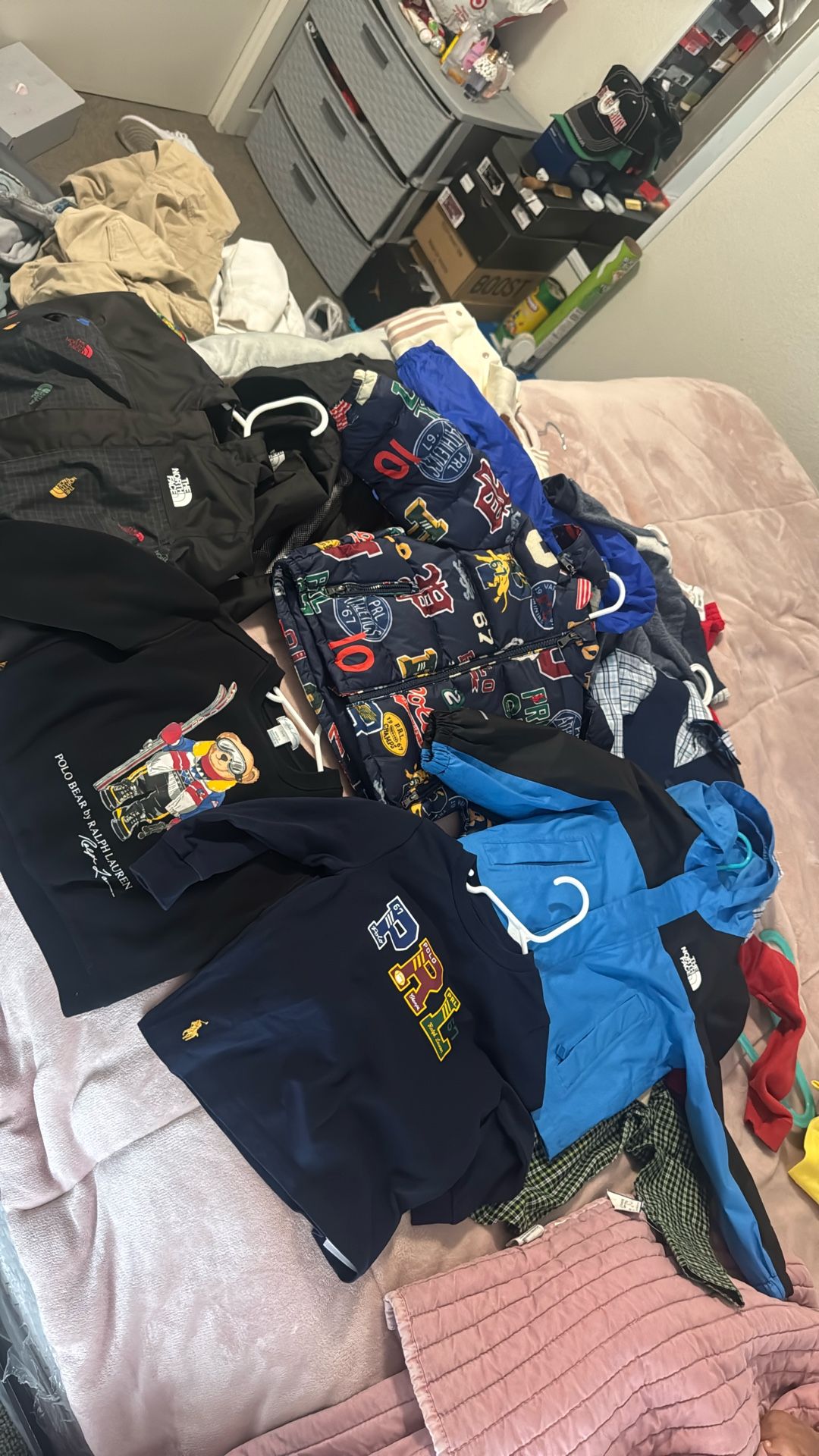 Northface Kids Jackets + RL jacket & Sweater