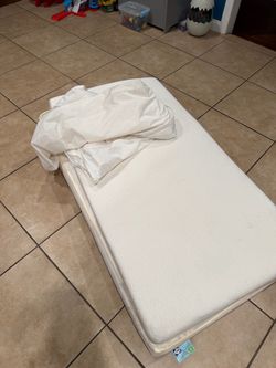 Crib Mattress with topper and cover