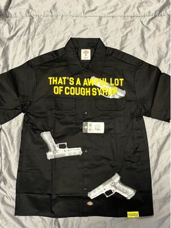 Awful lot of cough syrup button up